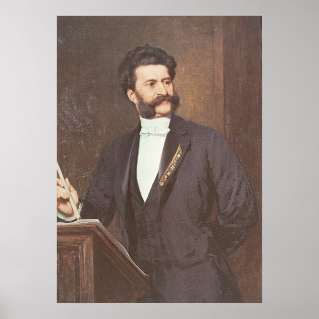 Johann Strauss II - Composer Poster (Framsidan)