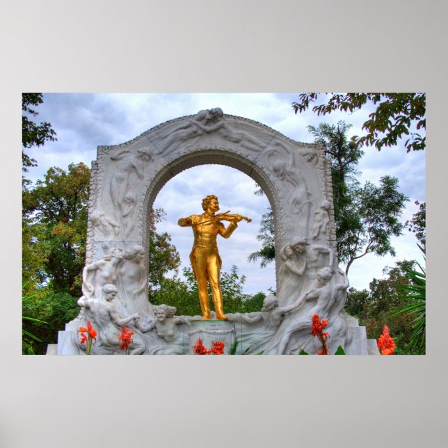 Johann Strauss II Poster (Framsidan)