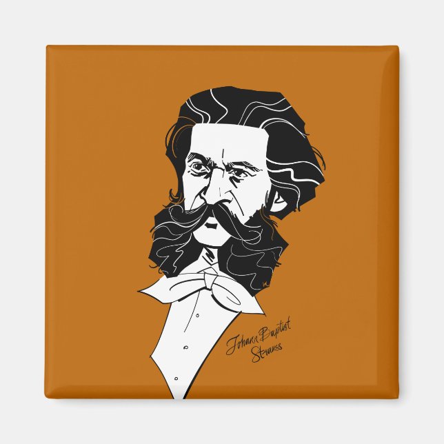 Johann Strauss Jr. Magnet (Framsidan)
