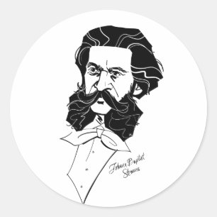 Johann Strauss Jr. Runt Klistermärke