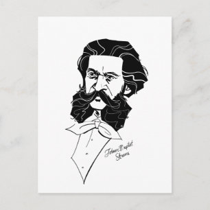 Johann Strauss Jr. Vykort