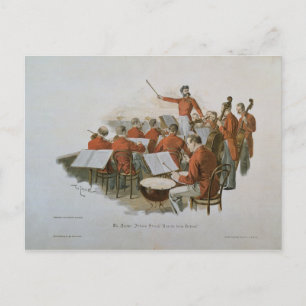 Johann Straussorkestern på en hovbal Vykort