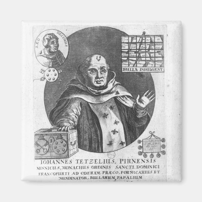 Johann Tetzel Magnet (Framsidan)