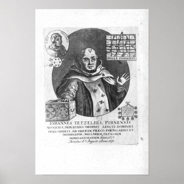 Johann Tetzel Poster (Framsidan)