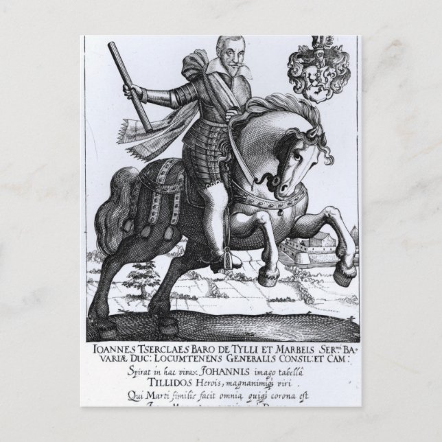 Johann Tsercles, Graf von Tilly Vykort (Framsida)