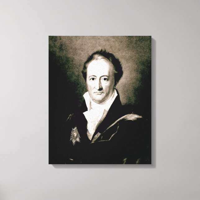Johann Wolfgang Goethe Canvastryck (Framsida)