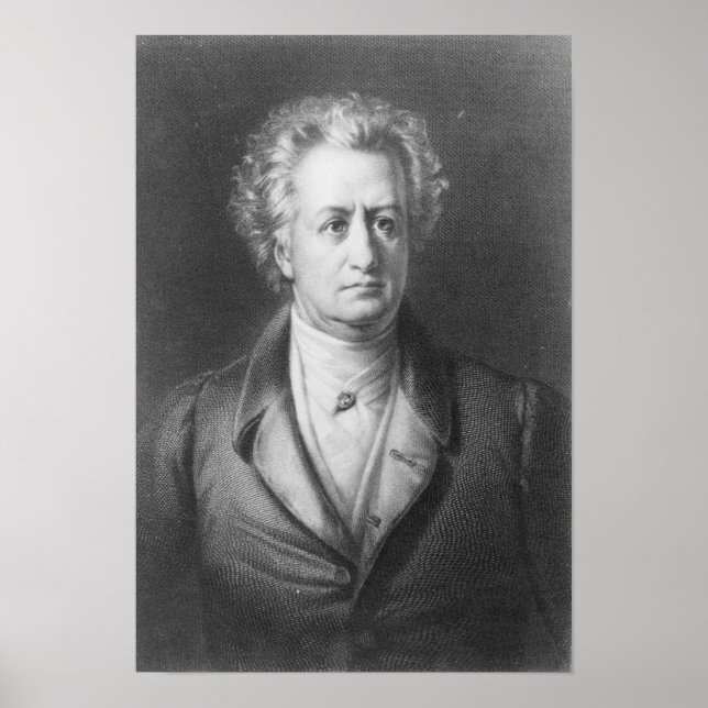 Johann Wolfgang Goethe Poster (Framsidan)