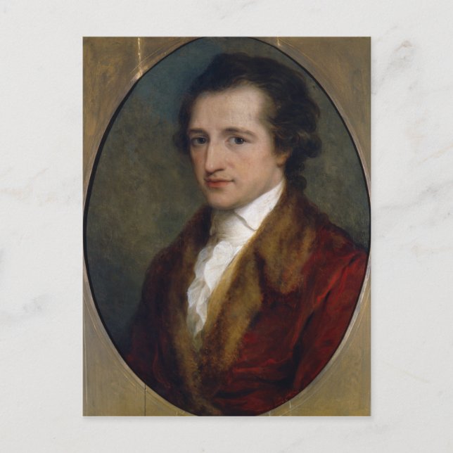 Johann Wolfgang von Goethe 1775 Vykort (Framsida)