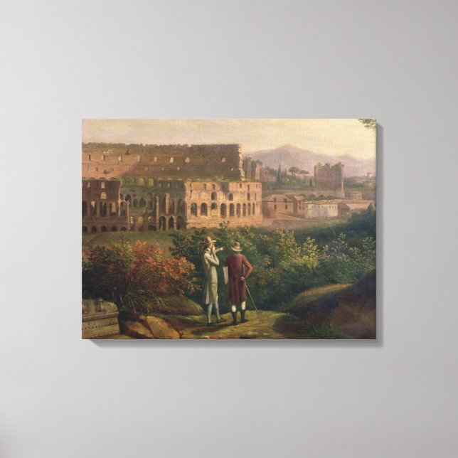Johann Wolfgang von Goethe besökte Canvastryck (Framsida)