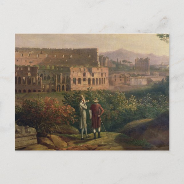 Johann Wolfgang von Goethe besökte Vykort (Framsida)