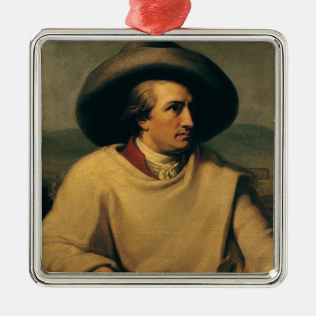 Johann Wolfgang Von Goethe Julgransprydnad Metall (Framsidan)