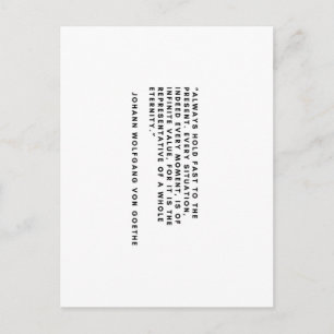 Johann Wolfgang Von Goethe Postcard Vykort