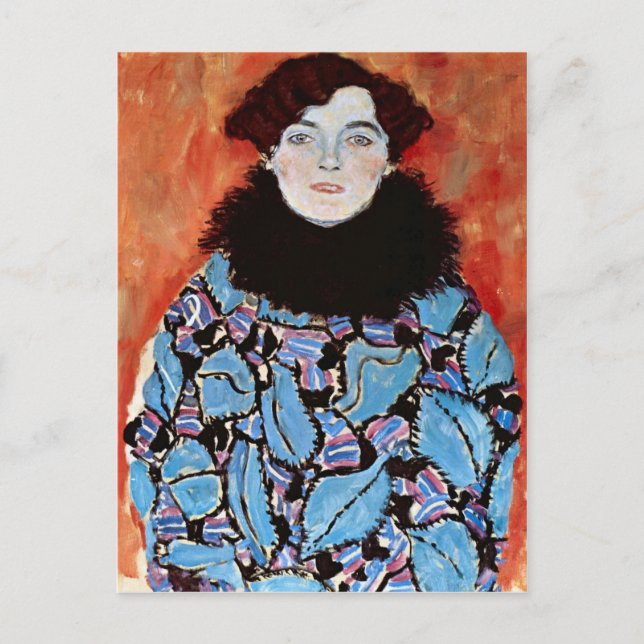Johanna Staude av Gustav Klimt Vykort (Framsida)