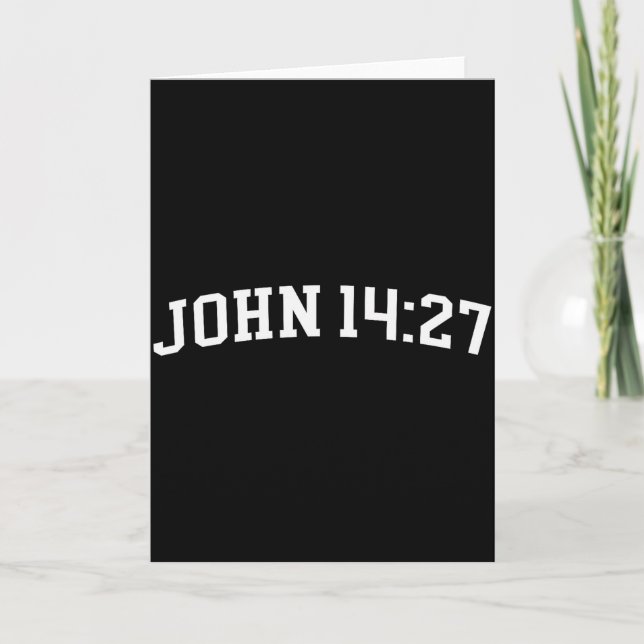 Johannes 14:27 kort (Framsida)