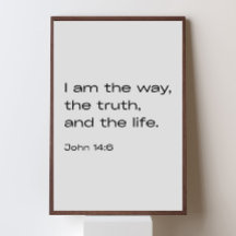 Johannes 14:6 – Minimalistisk bibelvers