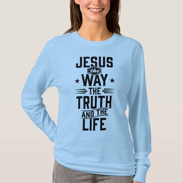 Johannes 14:6 t shirt (Framsida)