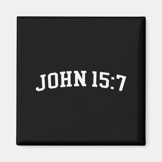Johannes 15 7  magnet (Framsidan)