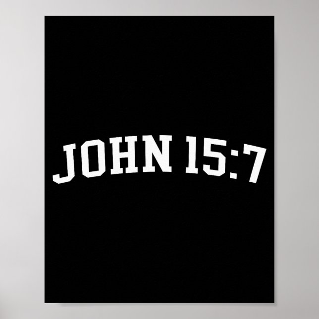 Johannes 15 7  poster (Framsidan)
