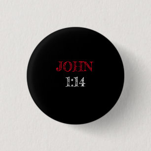 Johannes 1:14 ”Ordet blev kött”…Bibelsvers Knapp