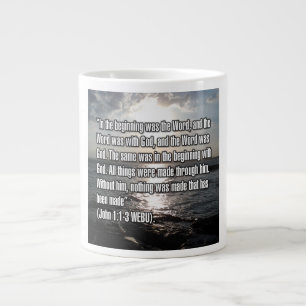 Johannes 1:1-3 WEBU Mugg Jumbo Mugg