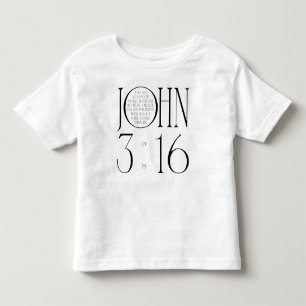 Johannes 3:16 Bibelvers T Shirt