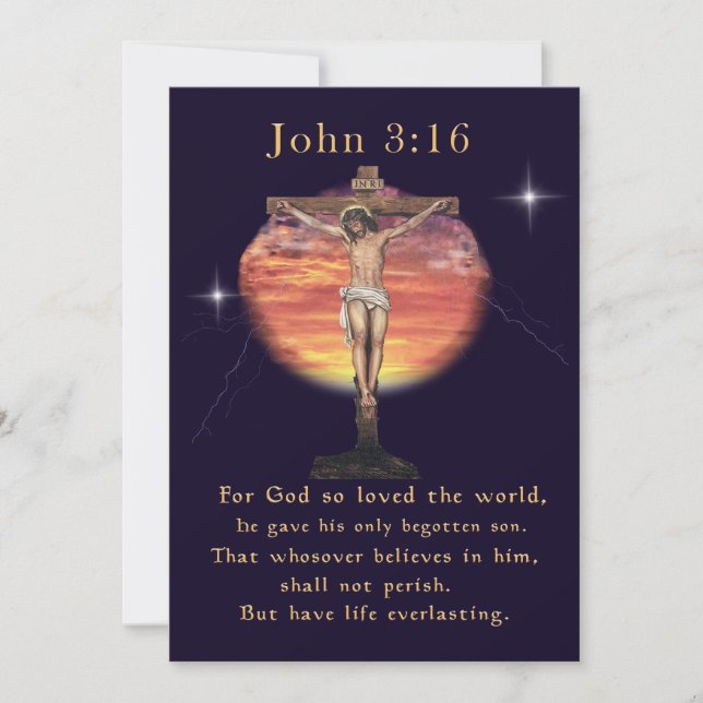Johannes 3:16 inbjudningar (Framsida)