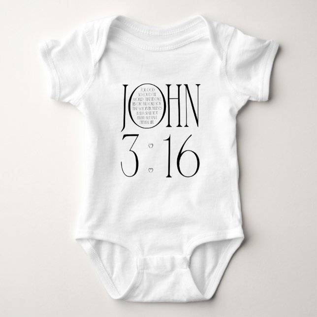 Johannes 3:16 t shirt (Framsida)