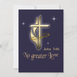 Johannes 3:16 tack kort