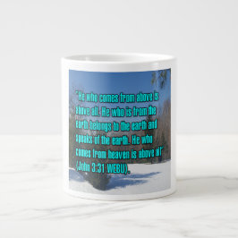 Johannes 3:31 WEBU Mug Jumbo Mugg