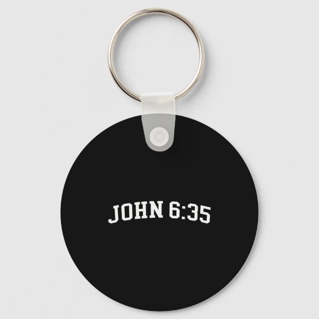 Johannes 6:35 nyckelring (Framsida)