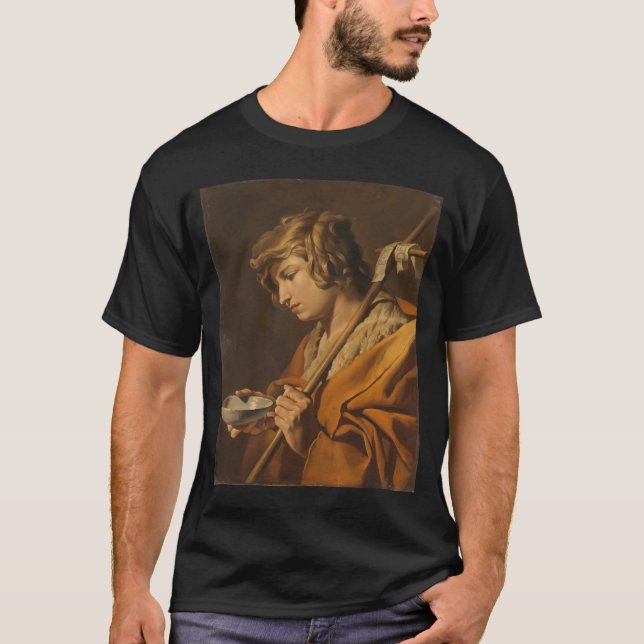 Johannes Baptist (1630-1650) från Matthias Stom T Shirt (Framsida)