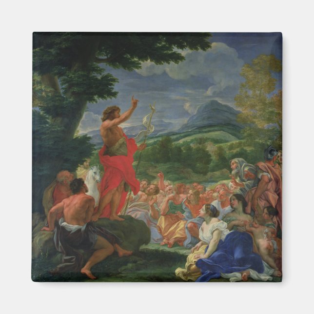 Johannes Baptist Preaching, målad före 169 Magnet (Framsidan)