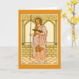 Johannes Baptist (RLS 06) Blankt gratulationskort Kort