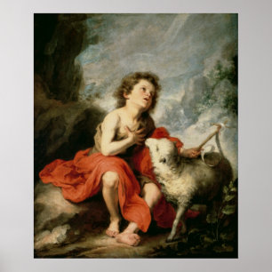 Johannes Baptist som barn, 1665 Poster