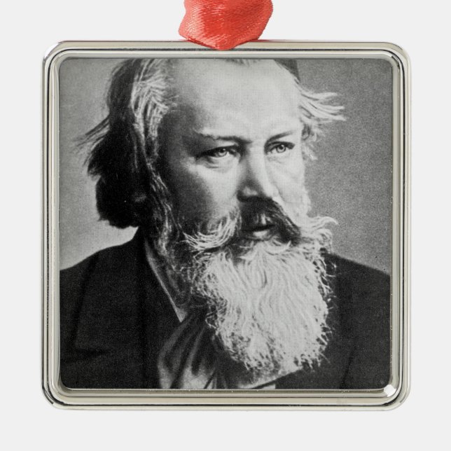 Johannes Brahms 1879 Julgransprydnad Metall (Framsidan)