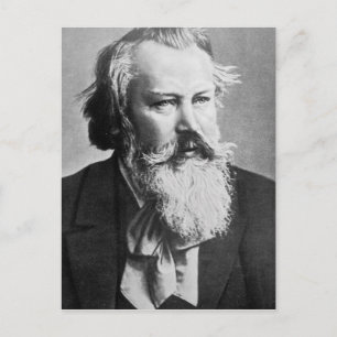 Johannes Brahms, 1879 Vykort
