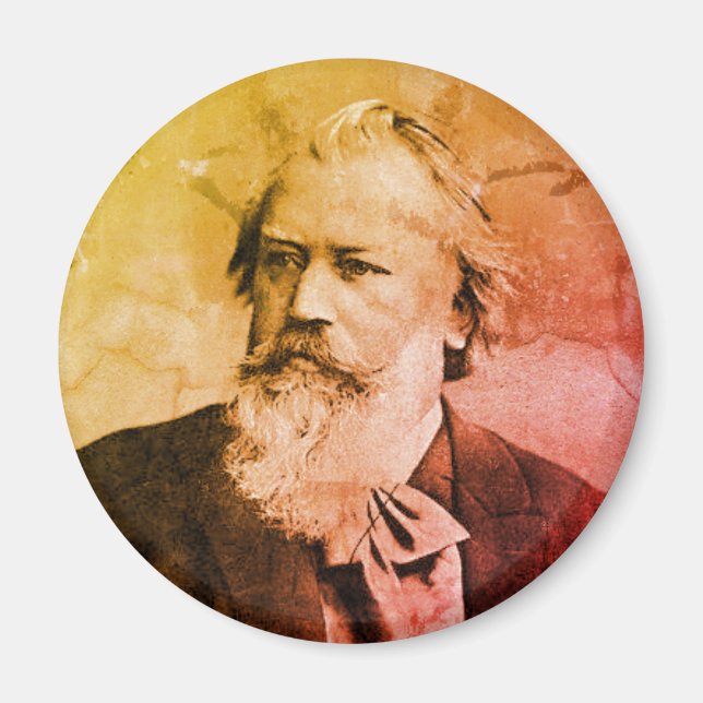 Johannes Brahms (1889) Magnet (Framsidan)
