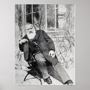 Johannes Brahms, 1897 Poster