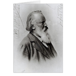Johannes Brahms Hälsningskort