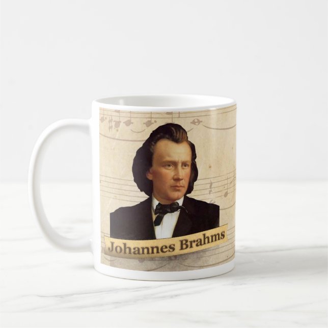 Johannes Brahms historisk mugg (Vänster)