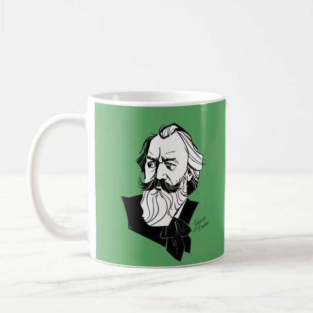 Johannes Brahms Kaffemugg (Vänster)