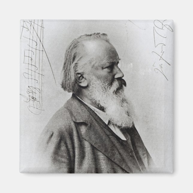 Johannes Brahms Magnet (Framsidan)