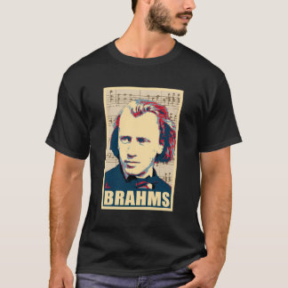 Johannes Brahms Musik noter T Shirt