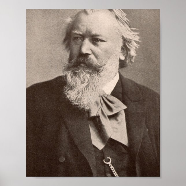 Johannes Brahms Poster (Framsidan)