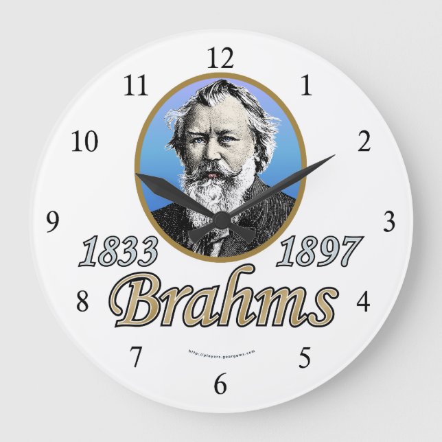 Johannes Brahms Stor Klocka (Framsida)