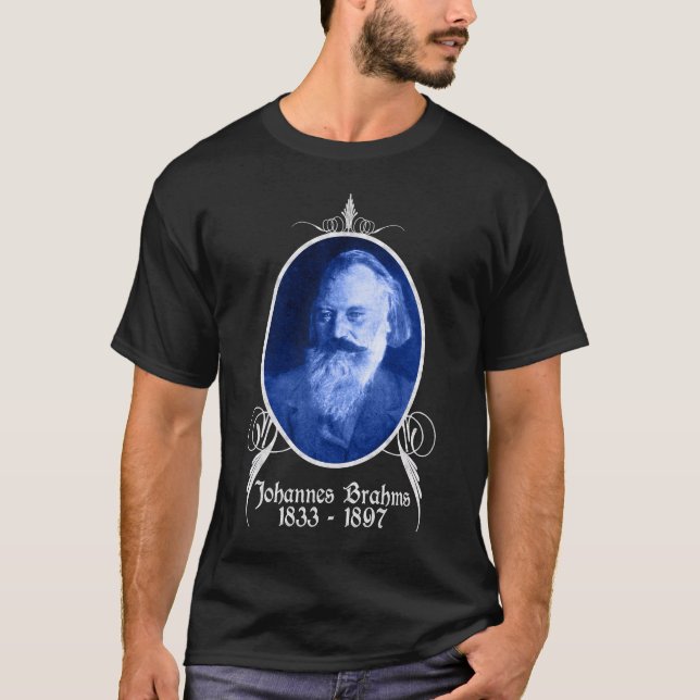 Johannes Brahms T-shirt (Framsida)