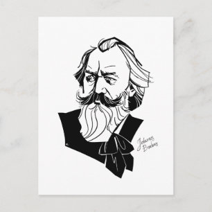 Johannes Brahms Vykort