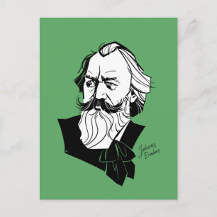 Johannes Brahms Vykort