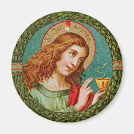 Johannes Evangelist (JMAS 06) Round Magnet