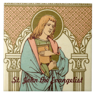 Johannes Evangelist (RLS 07) Kakelplatta